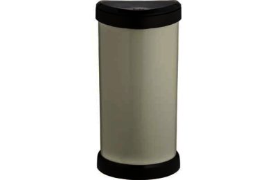 Curver 40 Litre Touch Top Kitchen Bin - Ivory.